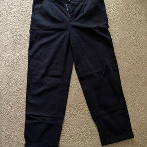 Free People Wide Leg Pants in Black